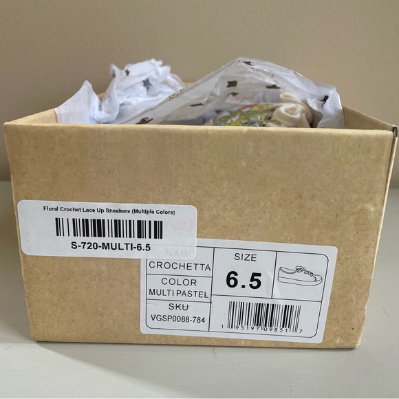 Gypsy Jazz shoes, Very G floral lace brand new size 6.5 - Picture 6 of 6